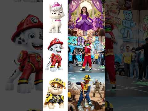 دورية المخلب عالم الإنقاذ مارشال رابل تشيس زوما روكي وسكاي ورايدر دورية المخالب شورتات