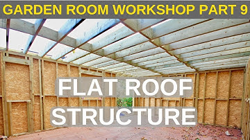 Tuinkamer Workshop: Deel 9. Platte dakconstructie