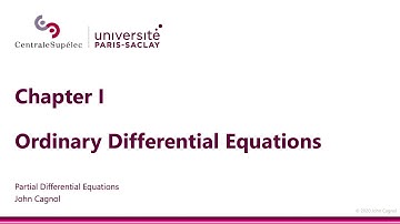 PDE - Chapter I - Introduction