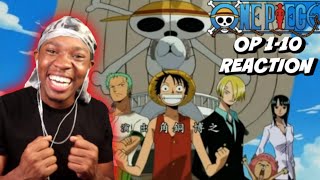 One Piece Openings 1-10 (All Openings Part 1) | REACTION