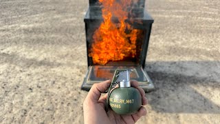 what happens if you throw a Grenade in a Fire