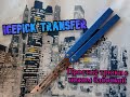 Icepick Transfer. Простые трюки с ножом бабочкой. Обучение