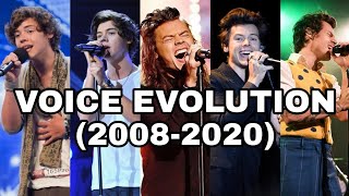 HARRY STYLES VOICE EVOLUTION (2008-2020)