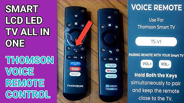 कोडक और थॉमसन एलईडी टीवी रिमोट पेयरिंग हिंदी में, thomson voice led tv remote, kodak smart led tv ?