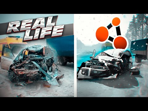 Видео: Аварии на реальных событиях в BeamNG.Drive #37