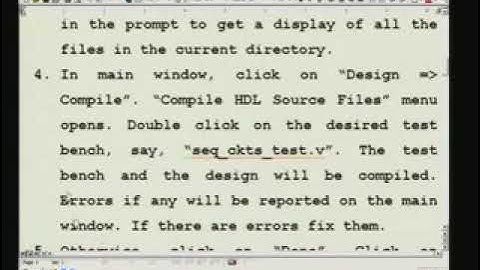 Lecture 28 - Modelsim Simulation Tool