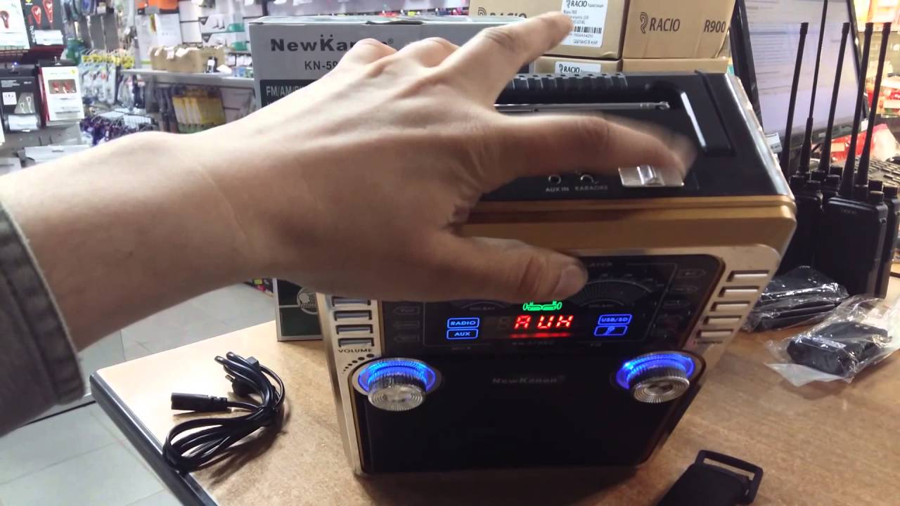 Радиоприемник с USB New Kanoe KN-59 REC с записью