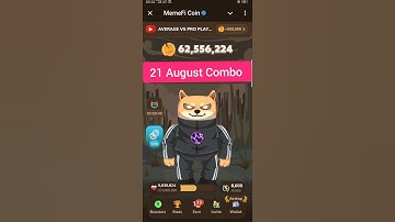 Memefi secret code 21 august | Memefi secret combo today | Memefi combo today | Memefi code today