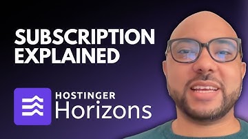 Hostinger Horizons Subscription Explained: Manage & Understand Your Plan Easily