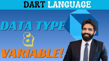 PART 2: Data Types and Variables in Dart || Dart Programming Language