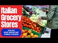 Italian Grocery Stores - The 5 Most Important Things To Know