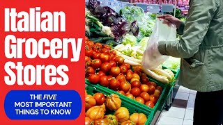Italian Grocery Stores - The 5 Most Important Things To Know
