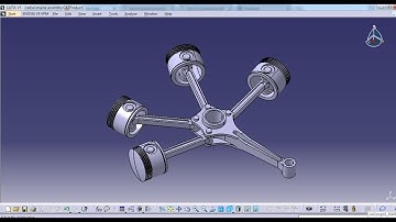RADIAL ENGINE ASSEMBLY CATIA V5 - PART4