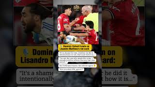 Calvert-Lewin: My Hair Was Pulled! Rules Are Rules #football #manchesterunited #soccer #shorts #fyp