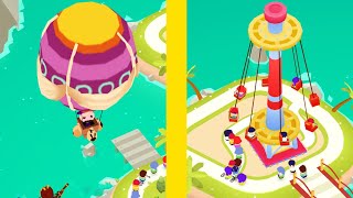 Theme Park Island! LEVEL PARKS EVOLUTION! Theme Park Island Pika Guyy screenshot 4