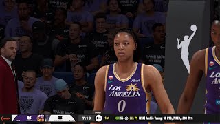 Wow! NBA 2K26 WNBA Golden State Valkyries Rebuild vs Sparks R1G1