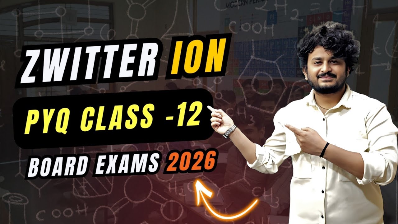 Zwitter ion |class-12th pyqs biomolecules 