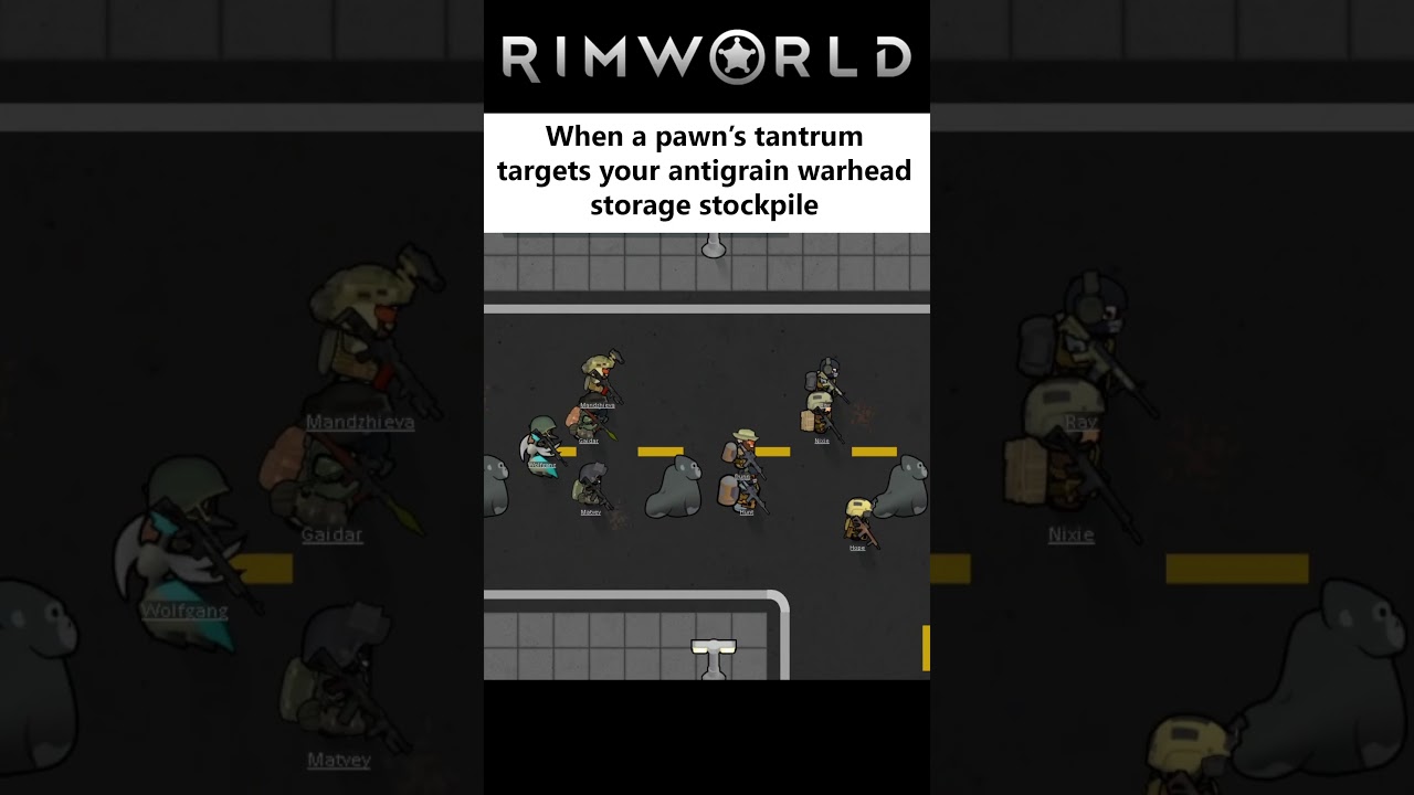 When A Pawn's Tantrum Attack The Expensive Materials - Rimworld