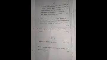Question paper 2 Jan 2023 English fluency 3rd semester