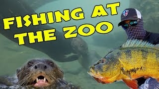 FISHING AT THE ZOO!!!