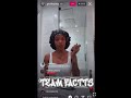 Rapper Glorilla Live on IG @facttiglive3