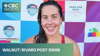 Aurélie Rivard happy with the swim in 50m freestyle S10 final at Para Pan Pacs Championships