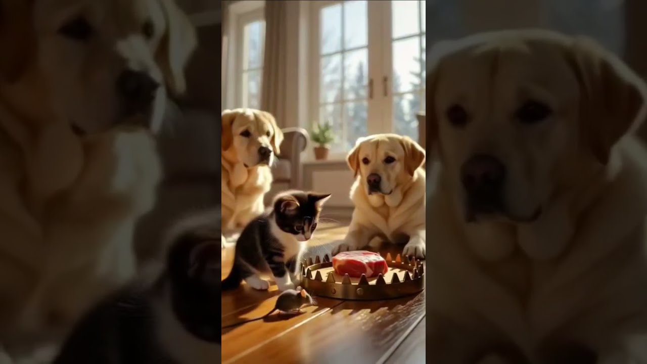 Will It Press The Trap Cat Vs Dog Food Challenge 