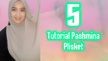 Tutorial Pashmina Plisket Pleated Shawl || Ala Anisa Yuliana