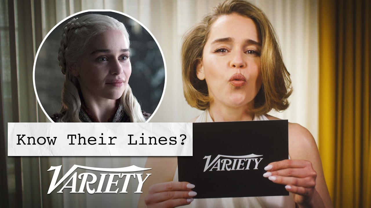 Is Emilia Clarke Familiar with Her Lines? – Video