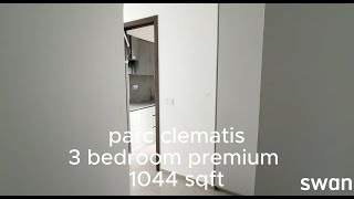 parc clematis 3 bedroom premium 1044 sqft