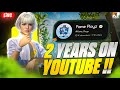 2 Years Completed On Youtube 🤩 || #bgmi #bgmilive #newupdate #rankpush #pubg