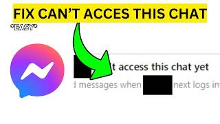 How To Fix Messenger Can't Access This Chat Yet(EASY) screenshot 4