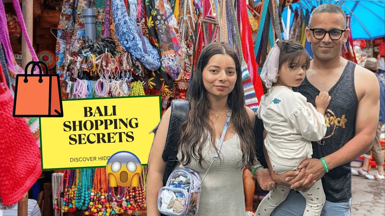 Secret Cheap Shopping in Bali 🇮🇩 Kuta, Ubud Market Under ₹500 