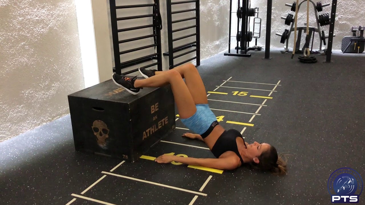 Puente de glúteos con pies en alto Elevated glute bridge YouTube Puente de glúteos con pies en alto Elevated glute bridge YouTube