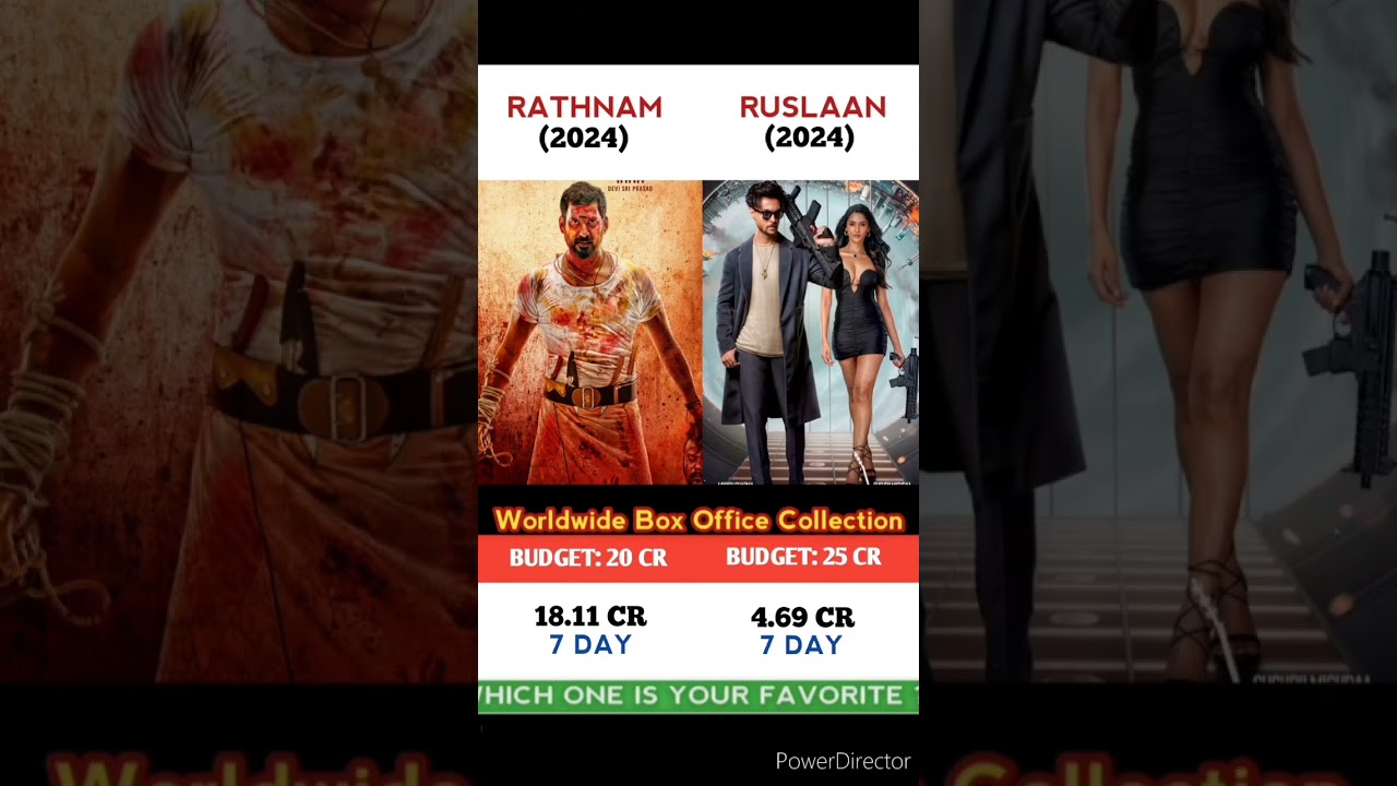 Rathnam 🆚 Ruslaan Movie 7 Day Comparison || Box office Collection 