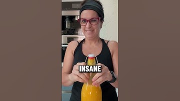 Ze schudde de fles... en de explosie was WAANZINNIG 😳#shorts #grappig