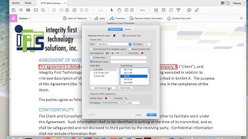 Changing the Look of Redacted Text in a PDF for Attorneys (Video 5 of 5)