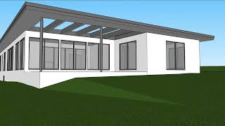 Mid Century Modern connection to Detached Garage