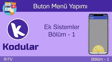 Kodular | Buton Menu Yapımı | Ek Sistemler #1