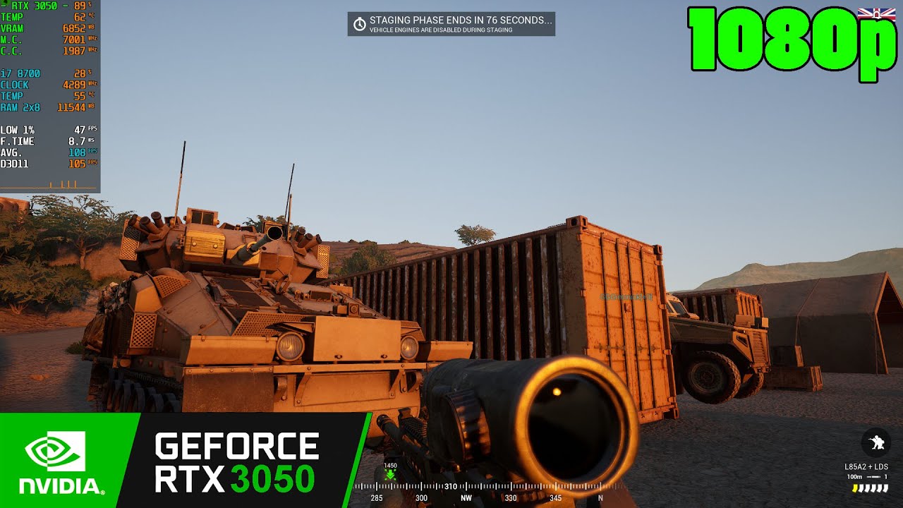 RTX 3050 | Squad - 1080p