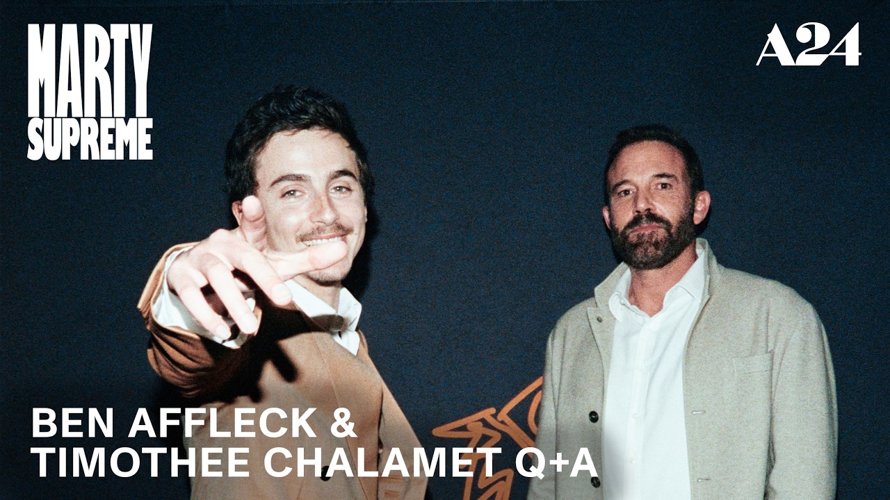 Ben Affleck & Timothée Chalamet Q+A | Marty Supreme | A24