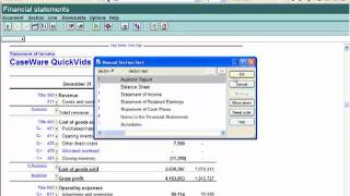 GAAP Financials: Working in the Financial Statements - Sorting