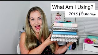Planning system for 2018 | Planner Lineup & How I Use My Planners