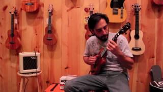 Kala U-Bass Ukulele, Korg Kaossilator Pro, Orange Bass Amp