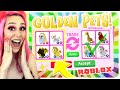 I Traded ONLY Golden Legendary Pets In Adopt Me For 24 Hours (Roblox)