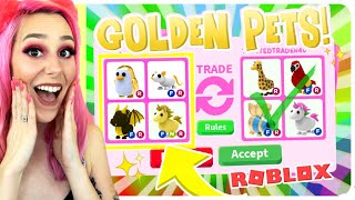 Download I Traded Only Golden Legendary Pets In Adopt Me For 24 - only trading legendary pets for 24 hours in roblox adopt me youtube
