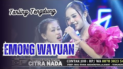 EMONG WAYUAN ~ TARLING TENGDUNG // CITRA NADA LIVE REUNI PEMUDA MUARAREJA (MLANYAR) -  KOTA TEGAL