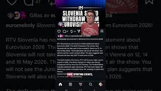 Slovenia Will Both Boycott Eurovision And Not Broadcast It??