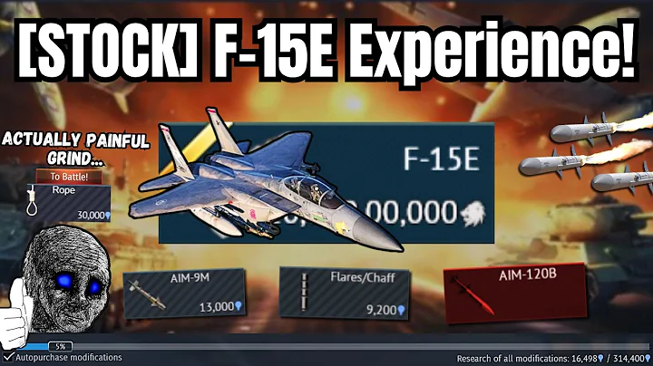 The WORST [STOCK] Grind EVER! (Top tiers are a*s)💀| F-15E Painful Experience😭| 𝐉𝐮𝐬𝐭 𝐂𝐇𝐀𝐎𝐒
