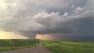 WATCH: Viewer captures time lapse of tornado near Roundup Thursday